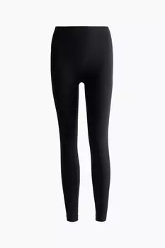 Контурные бесшовные леггинсы Heist, черный