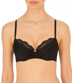 Контурный бюстгальтер на косточках Natori Breakout Full-Fit, черный