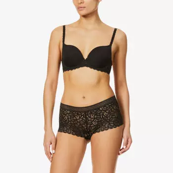 Контурный бюстгальтер Raffin из эластичного джерси Wacoal, черный