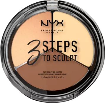 Контурный пудер 3 шага к скульптурированию света 02 15g NYX PROFESSIONAL MAKEUP