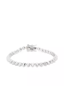 Конус Теннисный браслет Eddie Borgo, серебряный