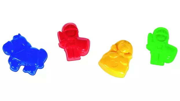 Конюшня, песочные формы, жители замка, классика Spielstabil