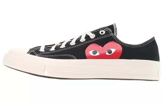 Конверсы Chuck Taylor All-Star 70 Ox Comme des Garcons PLAY, черные