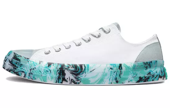 Конверсы Chuck Taylor All-Star CX Ox Throwback Craft Белые, мраморные