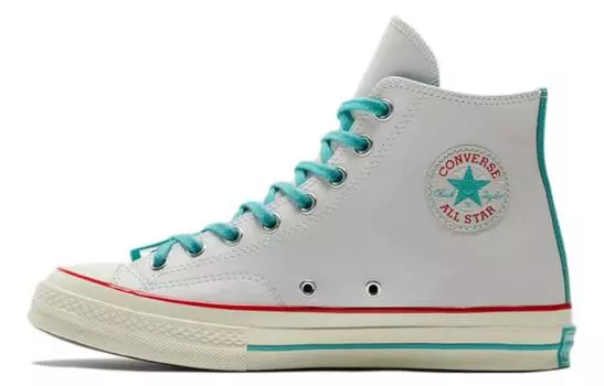 Кеды Converse Chuck Taylor All Star 1970s 'White Teal Red'