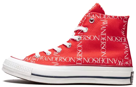 Кеды Converse Chuck Taylor All Star 70 Hi Grid Jw Anderson Red