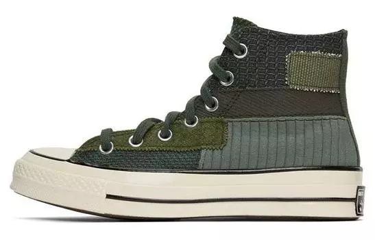 Конверсы Converse Chuck Taylor All-Star 70 Hi Mono в стиле пэчворк Forest Egret