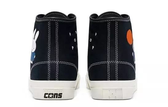 Кеды Converse Cons Jack Purcell Pro Mid Pop Trading Company Miffy Black