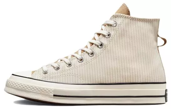 Кеды Converse Chuck Taylor All Star 70 Hi Hickory Stripe Desert Sand