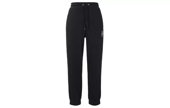 Конверсы женские спортивные штаны Converse, цвет Black