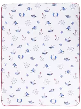 Конверт с принтом Monnalisa, белый