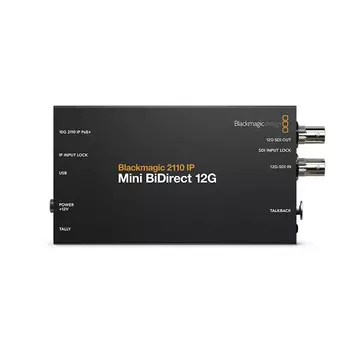 Конвертер Blackmagic Design 2110 IP Mini BiDirect 12G, Черный