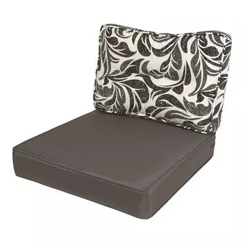 Kopu Retro Flower Lounge Cushion Set Сиденье и спинка 60 см – Серый