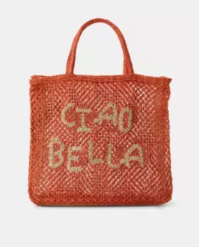Коралловая модель сумки CIAO BELLA WORD BAG от The Jacksons, коралловый