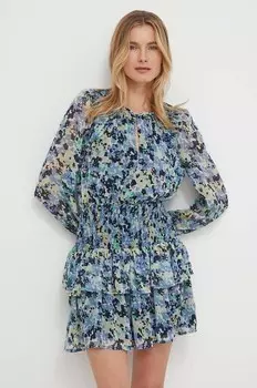 Коралловое платье Pepe Jeans, синий