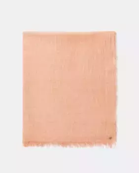 Коралловый шарф с бахромой Fraas