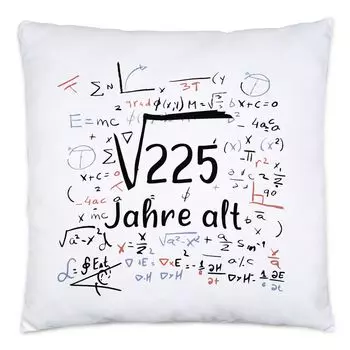 Корень 225-летней подушки на 15-летие с юмористическим мотивом как идея подарка на день рождения Hey!Print