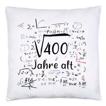 Корень 400-летней подушки на 20-летие с юмористическим мотивом как идея подарка на день рождения Hey!Print