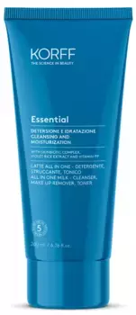 Korff Essential Milk All In One 200 мл очищающее средство, средство для снятия макияжа и тоник