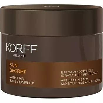 Korff Sun Secret Увлажняющий восстанавливающий бальзам после загара 150 мл