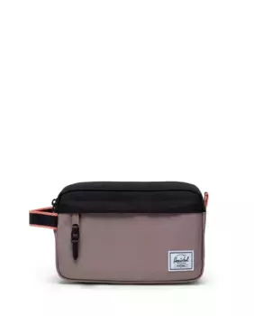 Коричневая 5-литровая экологичная женская косметичка с передним карманом Herschel, коричневый