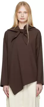 Коричневая блузка «Бьют» Studio Nicholson