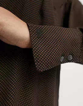 Коричневая блузка с длинными рукавами Levi's Plus