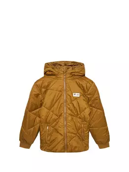 Коричневая детская куртка FILA
