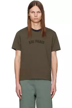 Коричневая футболка «Ami Paris»