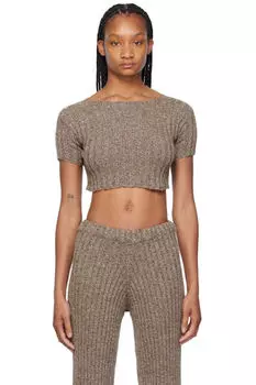 Коричневая футболка Макао Baserange