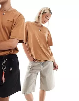 Коричневая футболка с короткими рукавами Dickies Newington