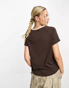 Коричневая футболка с короткими рукавами Nike Air Dri-FIT