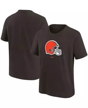 Коричневая футболка с логотипом Big Boys Cleveland Browns Nike