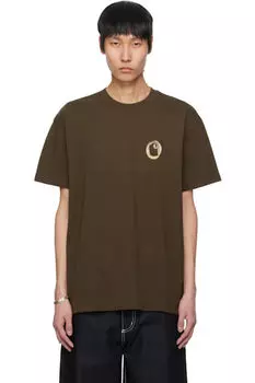 Коричневая футболка с подвесками Linked Charms Carhartt Work In Progress