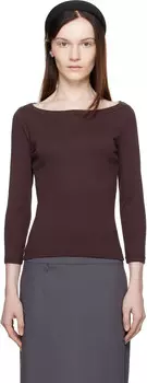 Коричневая футболка Штеффи FLORE FLORE