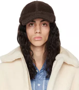 Коричневая кепка Le Papier 'La Casquette Feutre' Jacquemus