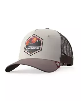 Коричневая кепка унисекс из коллекции Born to Ride The Indian Face, коричневый