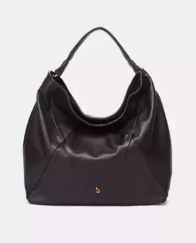 Коричневая кожаная сумка через плечо Abbacino, темно-коричневый