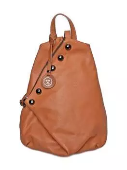 Коричневая кожаная сумка Luisa Vannini, коричневый