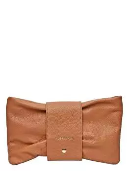 Коричневая кожаная сумка Roberta M, коричневый