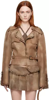 Коричневая куртка Helix KNWLS