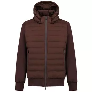 Коричневая куртка из полиэстера People Of Shibuya