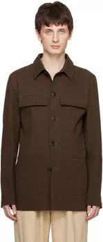 Коричневая куртка Луни Nanushka