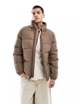 Коричневая куртка-пуховик Waldenburg Dickies
