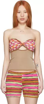 Коричневая майка Bella Gimaguas