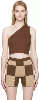 Коричневая майка 'La Maille Ascu' Jacquemus