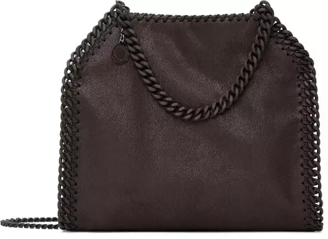 Коричневая мини-сумка Falabella Stella McCartney