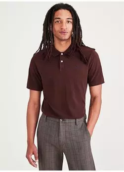 Коричневая мужская футболка-поло A1159-0070 Dockers, коричневый