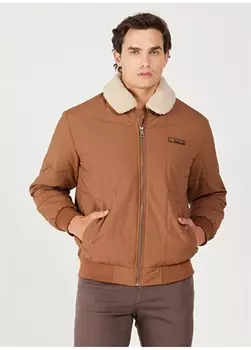 Коричневая мужская куртка Regular Fit Wrangler