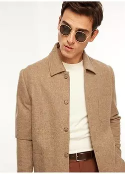 Коричневая мужская прямая куртка стандартного кроя FC3WM-CKT307 Fabrika Comfort, коричневый